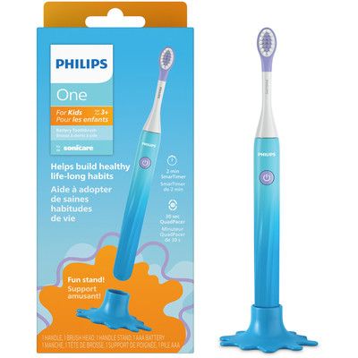 Philips One for Kids by Sonicare Battery Toothbrush, HY1130/02 | Shoppers Drug Mart - Beauty
