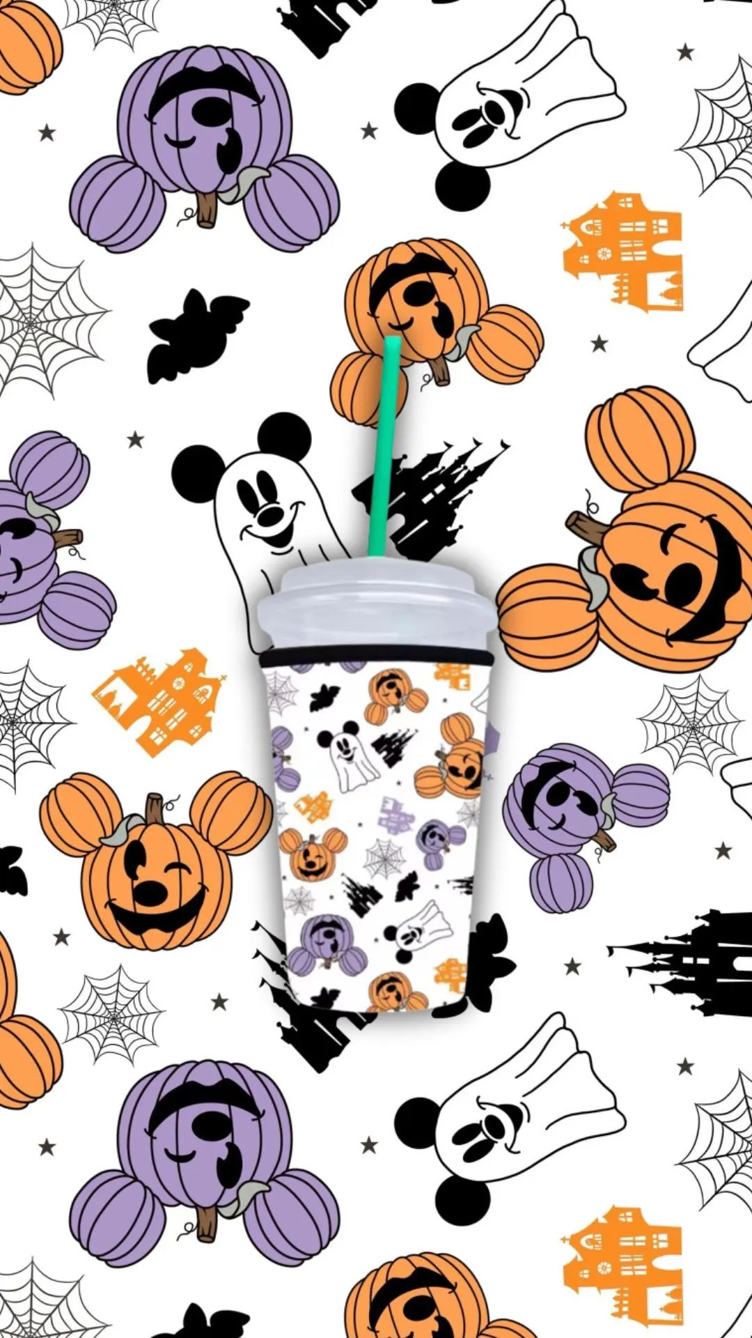 Boo to You Coffee Cup Sleeve | Standard Size Iced Coffee Cup Coozie for Halloween - Etsy | Etsy (US)