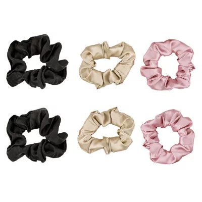 Satin Beauty Satin Hair Scrunchies (6 pk.) | Sam's Club