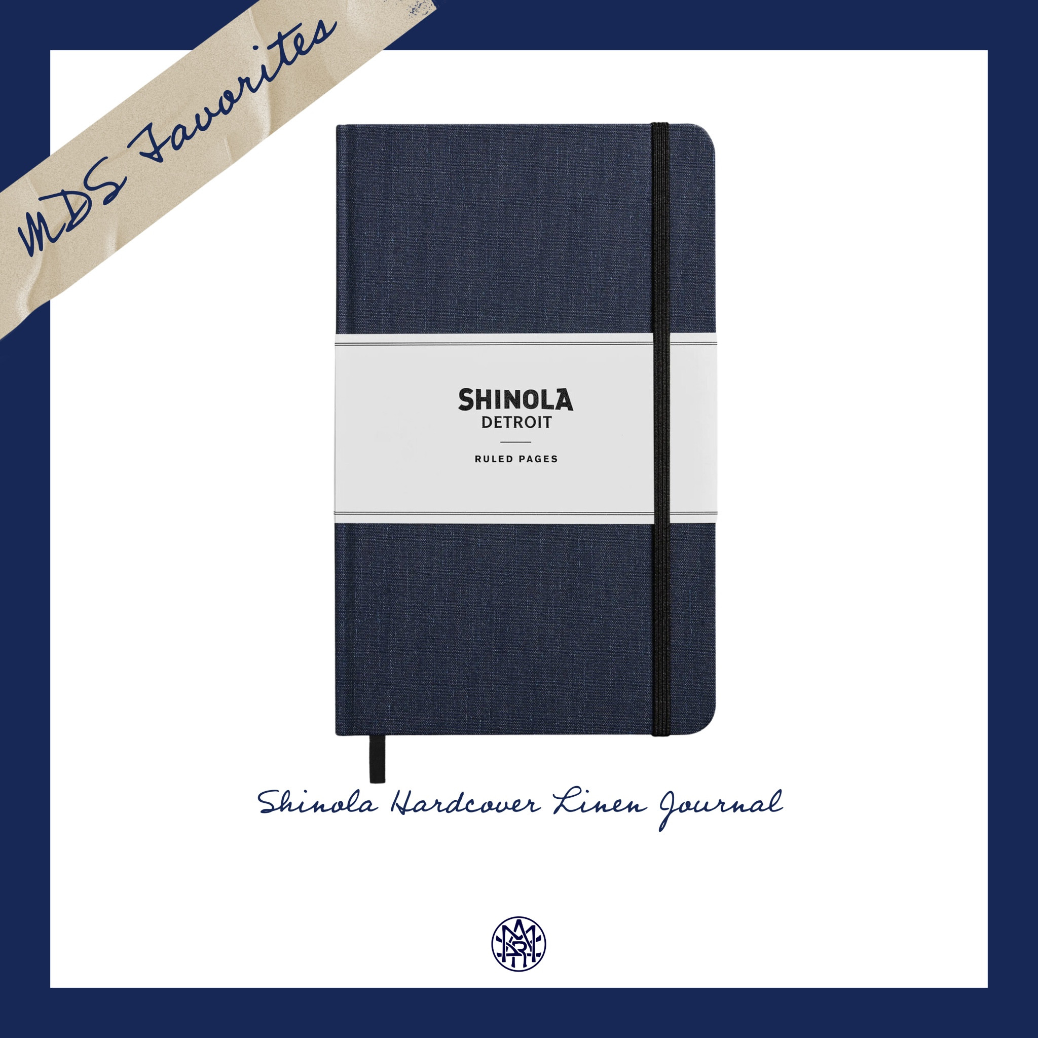 MDS Favorites Ⓜ️💙 | Shinola Notebook