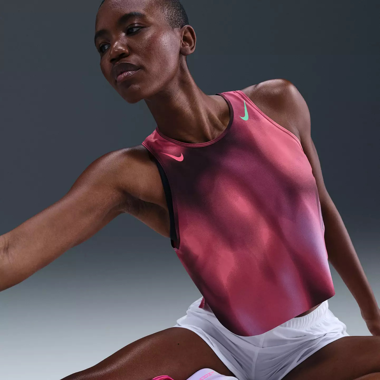 Nike Women's AeroSwift Faith Kipyegon Dri-FIT ADV Cropped Running Tank Top | DICK'S Sporting Goods