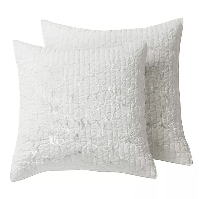 Homthreads Griffin European Pillow Shams (Set of 2) | Bed Bath & Beyond | Bed Bath & Beyond