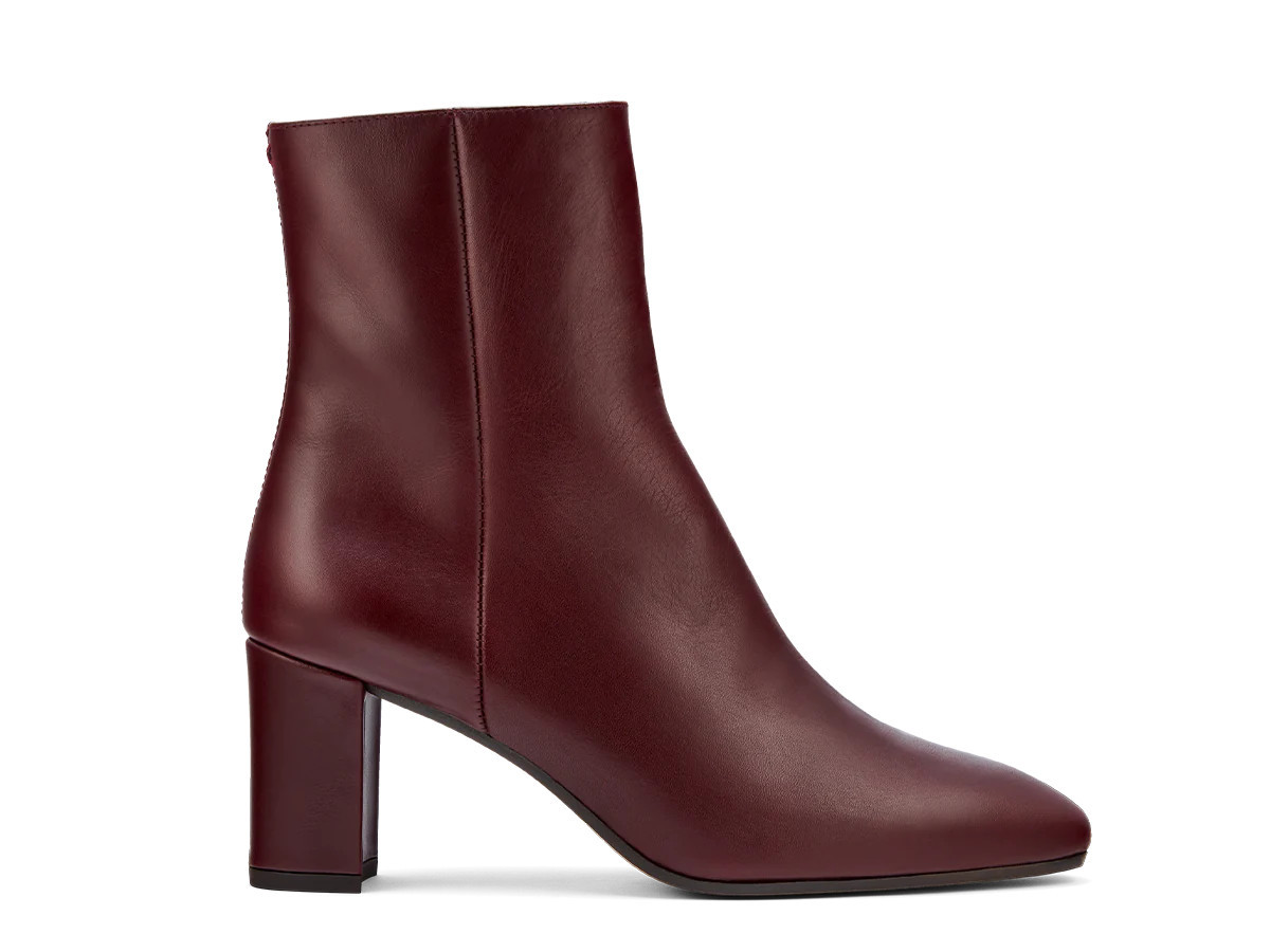 INEZ: Paz 70: Burgundy Calf | Inez 