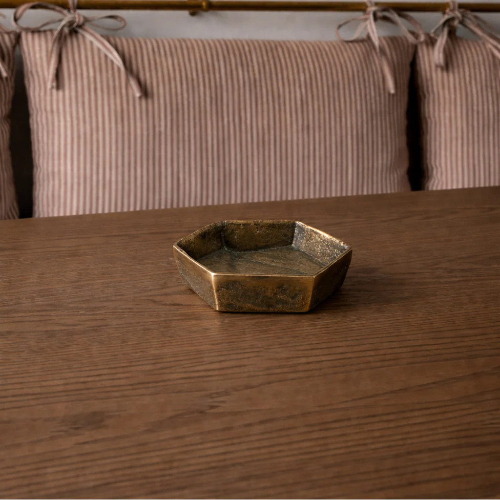 Geo Bronze Catchall | By Luxe B Co. | luxe bCO