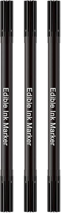 Edible Markers for Cookie Decorating, Food Coloring Marker, Upgrade Double Side Food Grade Pens f... | Amazon (US)