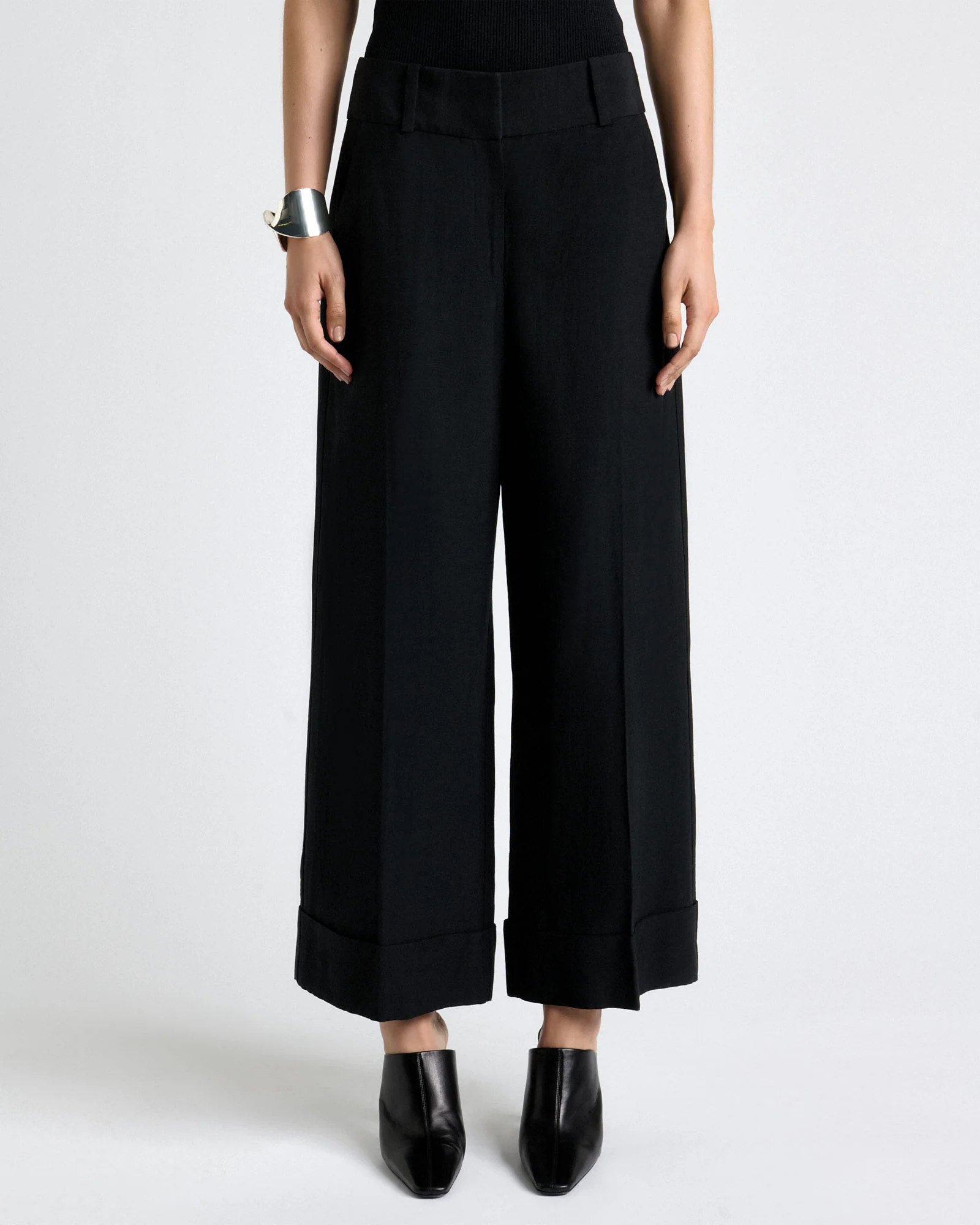 Viscose Blend Cropped Pant | Cue AU