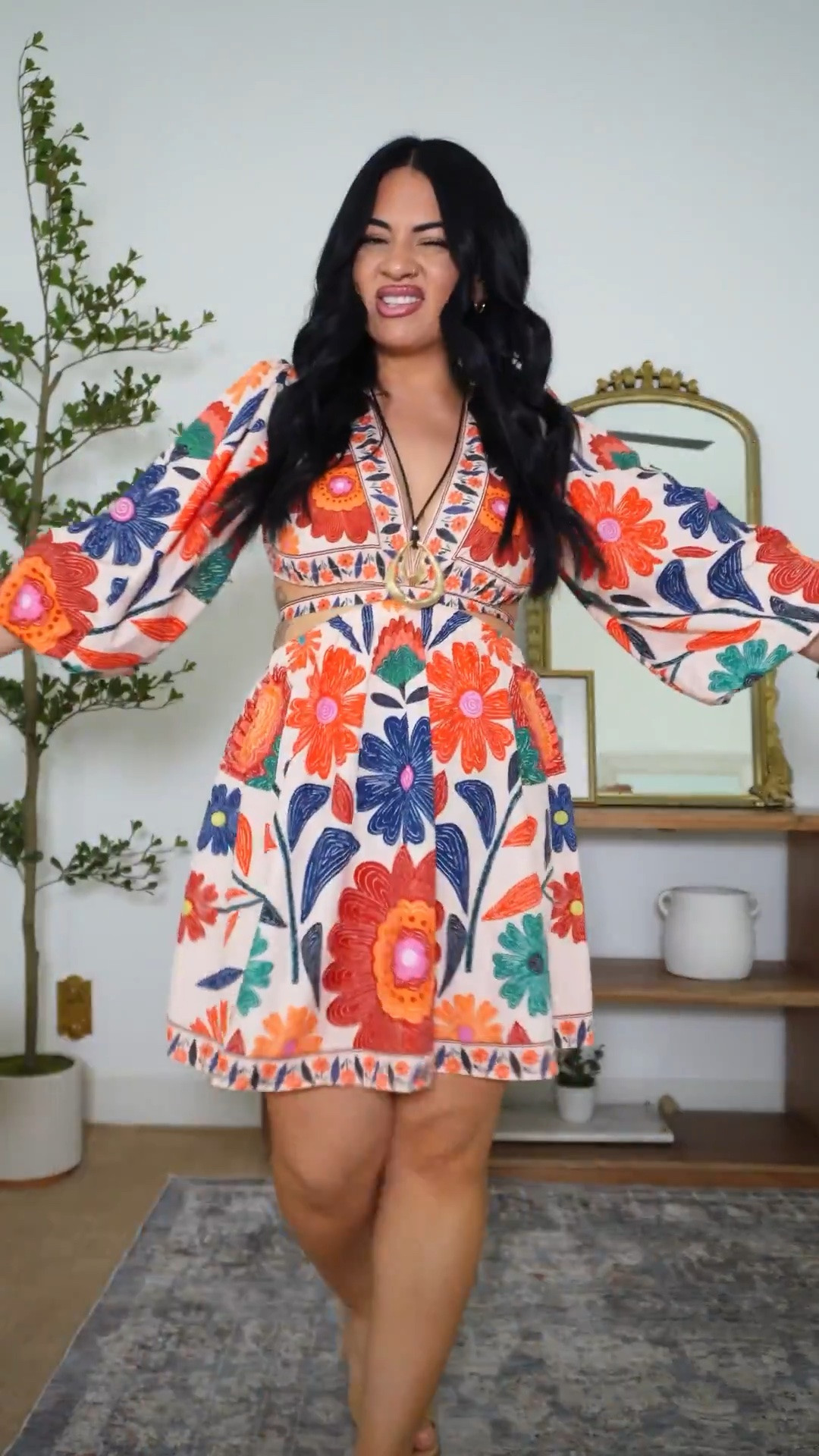 i’m IN LOVE WITH THIS DRESS!!! i’m wearing a size large, and i can wear a regular bra with it!! Linking similar sandals!

#LTKootd #LTKSeasonal #LTKMidsize
