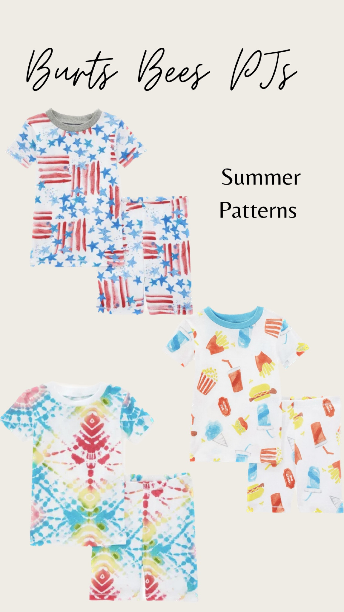 Burt’s Bees PJs. Kids Summer PJs. Kids PJs. Pajamas. Kids Pajamas  

#LTKkids #LTKSeasonal #LTKunder50