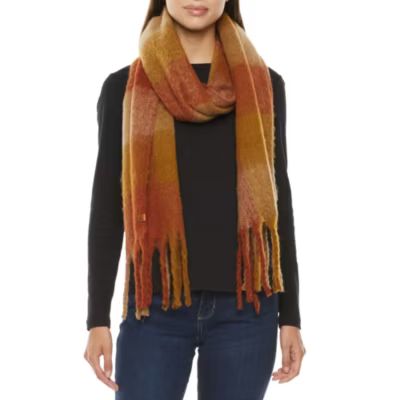 Frye and Co. Checked Blanket Cold Weather Scarf | JCPenney