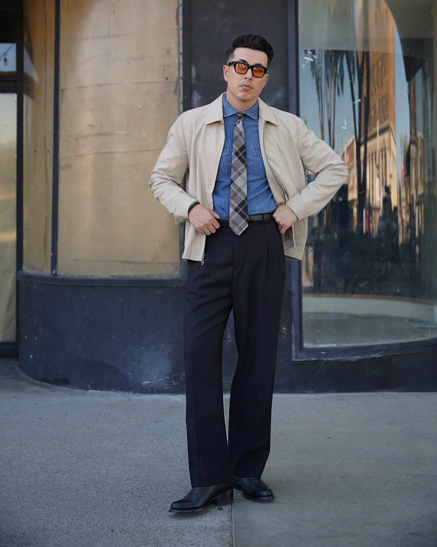 Sometimes you have to let a plaid tie speak for itself. Especially if it’s made in the USA, from 100% wool! 
How many ties do you own? 

