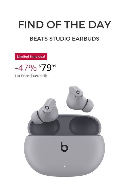 Beats earbuds almost 50% off!!! Great deal!! 😍

#LTKSaleAlert #LTKActive