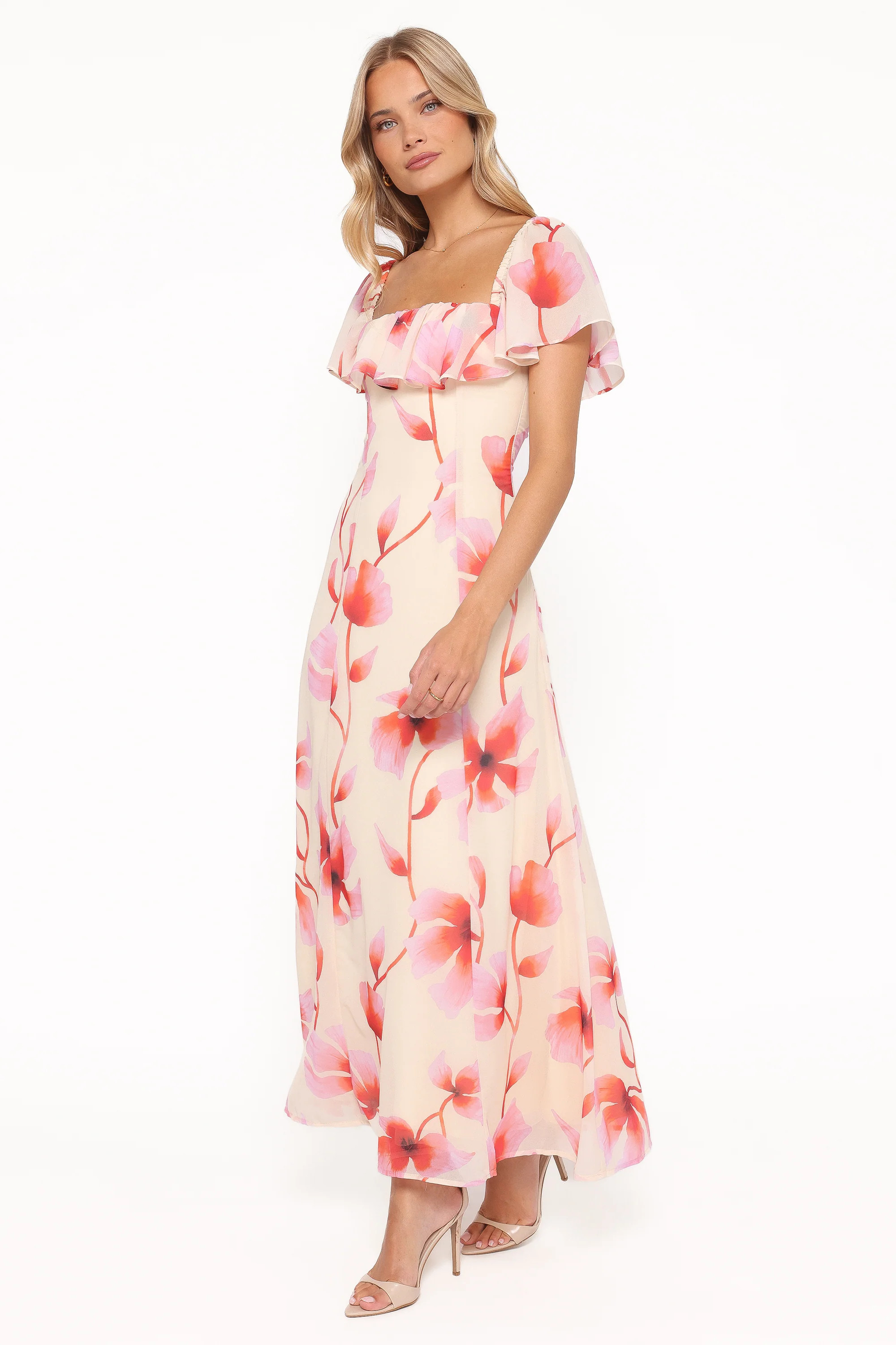 Kamie Maxi Dress - Pink Floral | Petal & Pup (US)