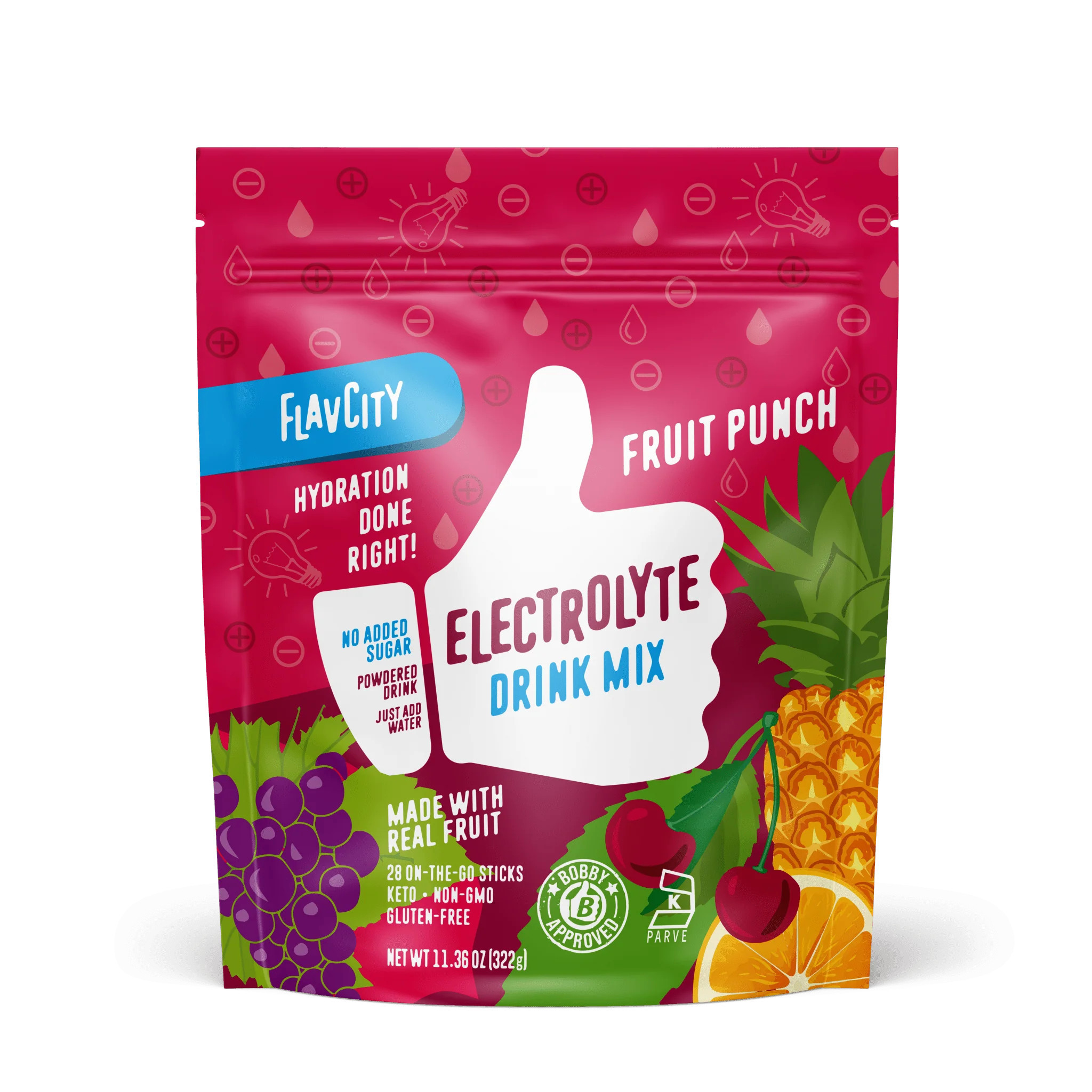 Fruit Punch Electrolyte Mix | FlavCity