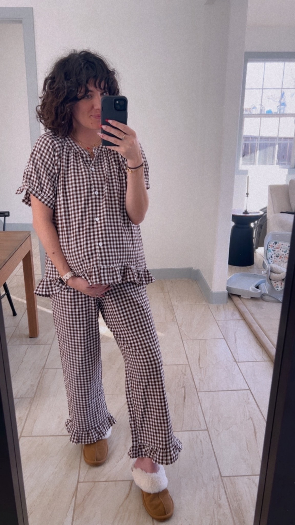 Perfect chocolate gingham set for my hospital bag! Not technically maternity, I’m 36 weeks pregnant and in a large. 🤎


#LTKFindsUnder50 #LTKmomlife #LTKBump