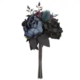 12" Black, Dark Blue & Purple Mixed Flower Halloween Bundle by Ashland® | Michaels Stores