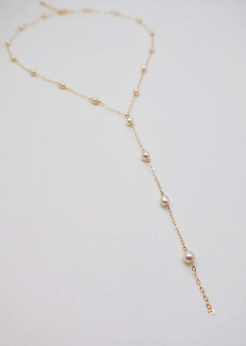 Tranquil Y-Necklace | 14k Gold Filled Necklace | Apelila Jewelry