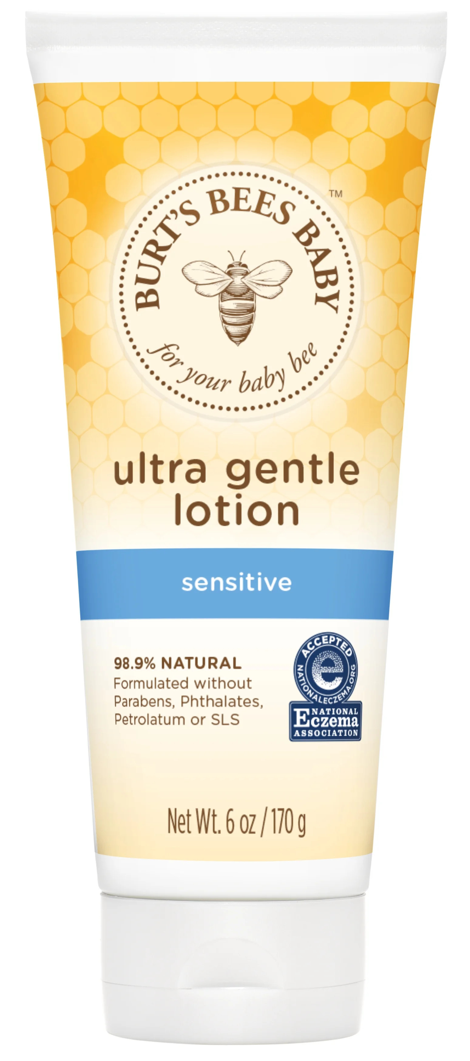 Burts Bees Baby Ultra Gentle Lotion for Sensitive Skin - 6 Ounces | Walmart (US)