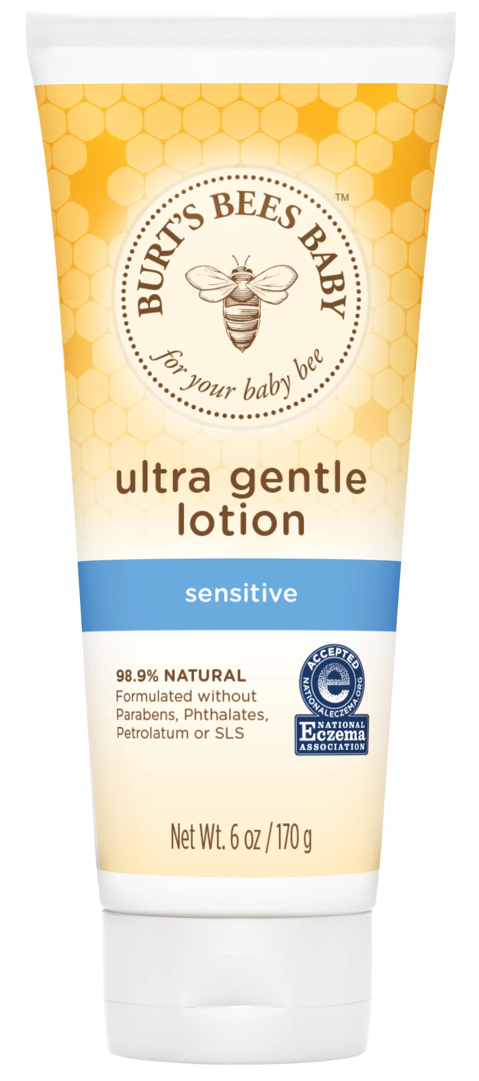 Burts Bees Baby Ultra Gentle Lotion for Sensitive Skin - 6 Ounces | Walmart (US)