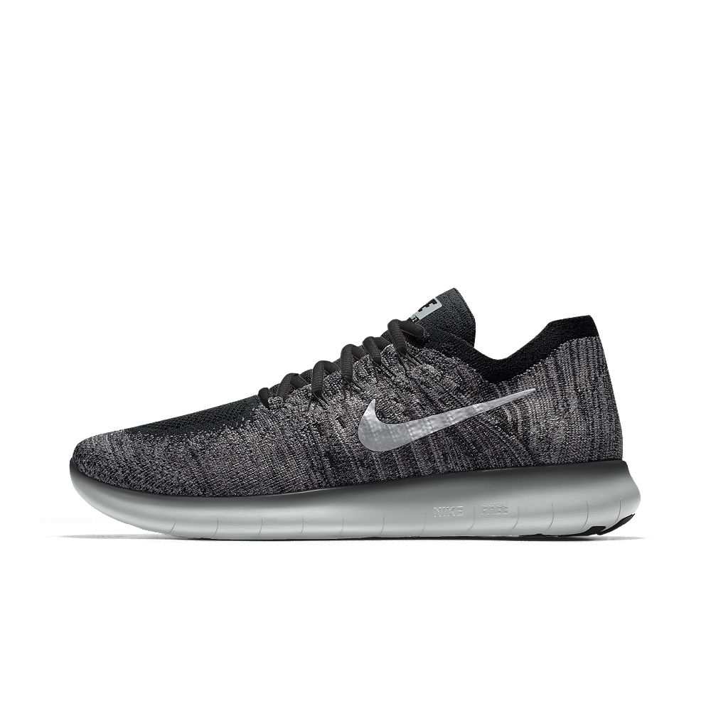 Nike Free RN Flyknit 2017 iD Women's Running Shoe Size 5 (Black) | Nike US