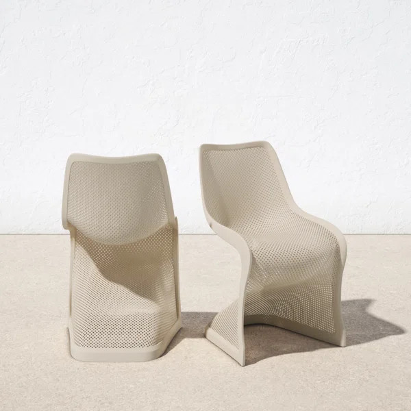 Jonas Outdoor Dining Side Chair (Set of 2) | Wayfair North America