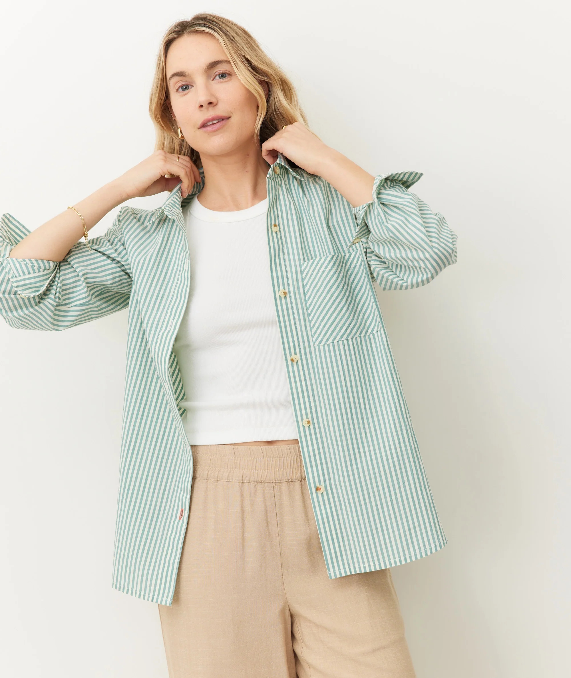 Jane Relaxed Linen Shirt | Marine Layer