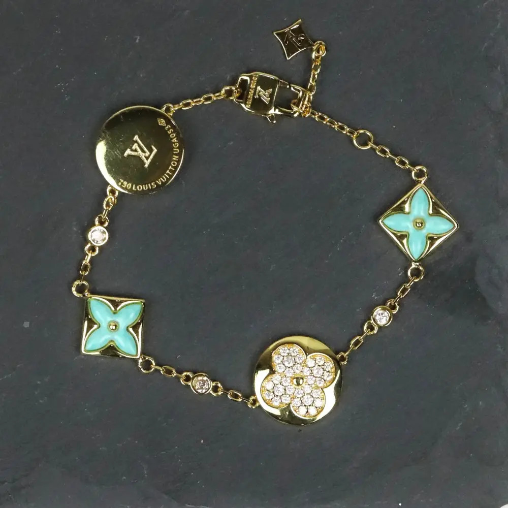 Turquoise Floral Bracelet - Ahava J | Ahava Jewels