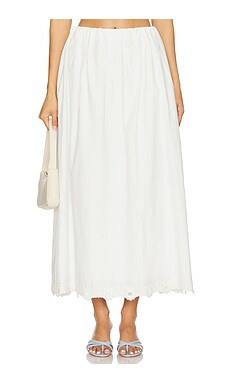 Posse Antoinette Skirt in Vintage White from Revolve.com | Revolve Clothing (Global)