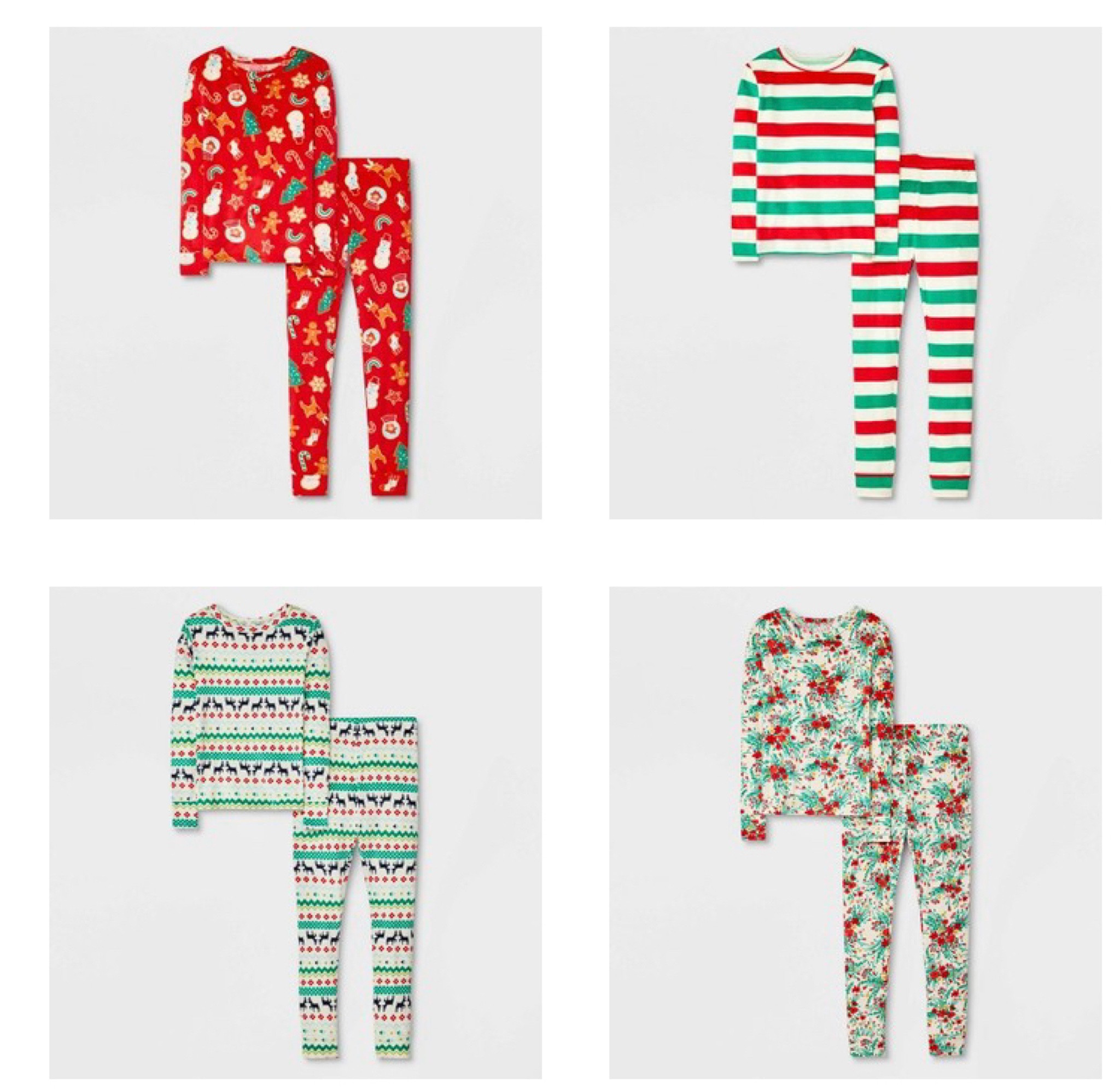 Kid sizes in the best Cat & Jack pajamas sets for holiday! Stock up while they are available, only $12 a pair and matching prints in toddler sizes are available!

#LTKSeasonal #LTKkids