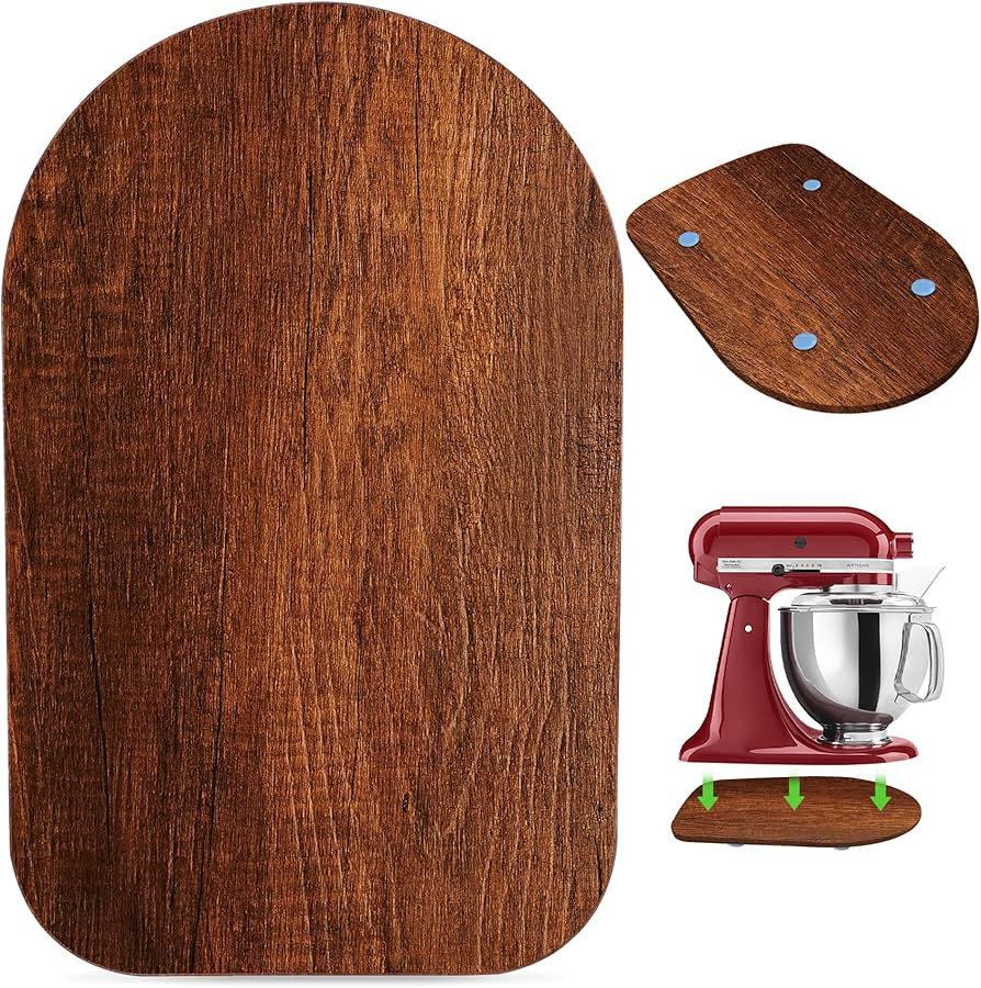Wooden Mixer Slider for KitchenAid 4.5-5 Qt Tilt-Head Stand Mixer, Appliance Sliding Mat Pad, Kit... | Amazon (US)