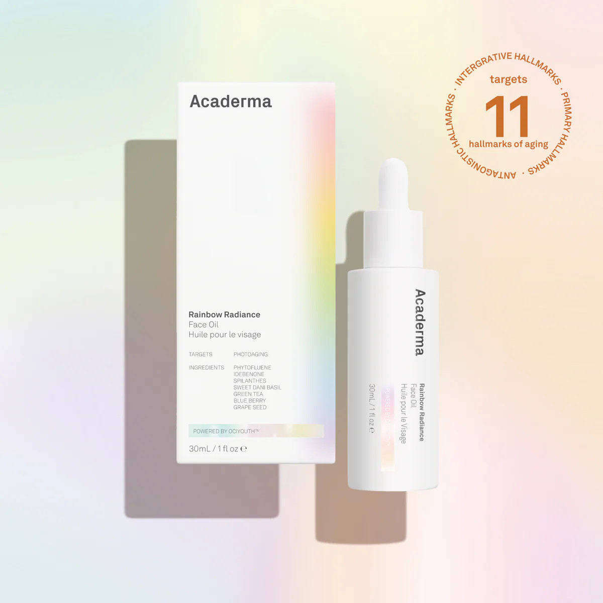 Acaderma Rainbow Radiance Face Oil | acaderma