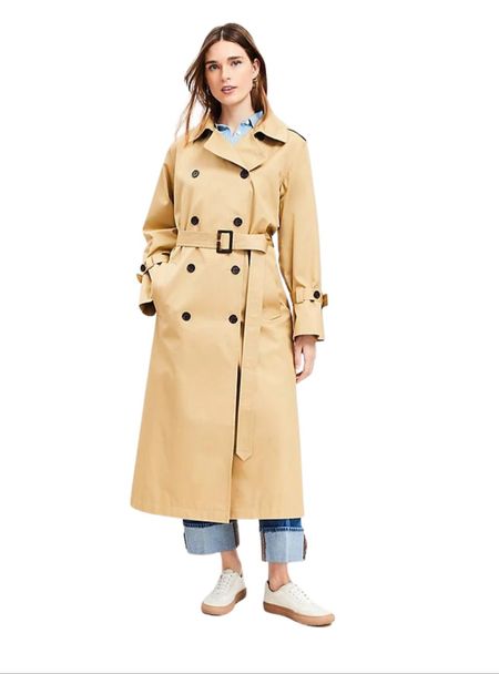 The best time to score a quality trench coat without breaking the bank is now! I tried on this one today and loved the quality and fit. It does run big though so size down. I'm usually a M but went with a S. Currently under $100!

#LTKsalealert #LTKfindsunder100 #LTKmidsize