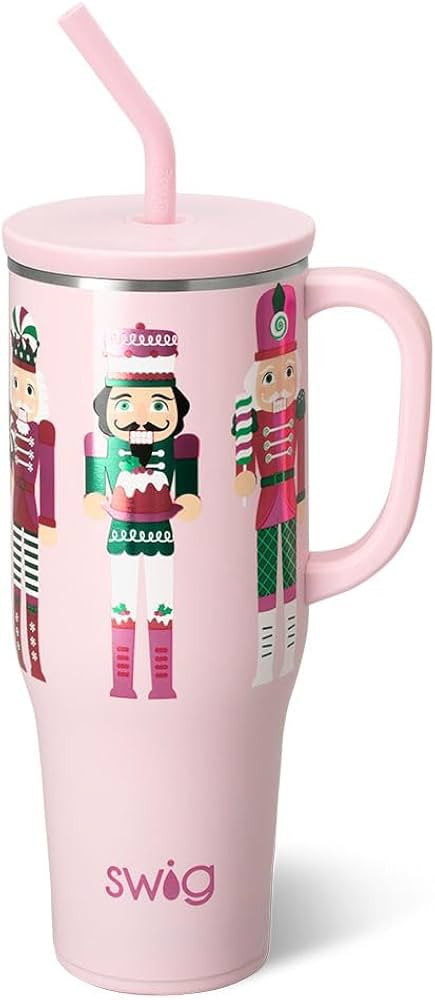 Swig Life 40oz Mega Mug, 40oz Tumbler with Handle and Straw, Extra Large Insulated Tumblers, Cup ... | Amazon (US)