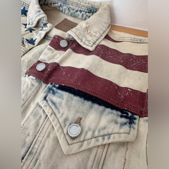 BLANKNYC American Flag Denim Jacket XS | Poshmark
