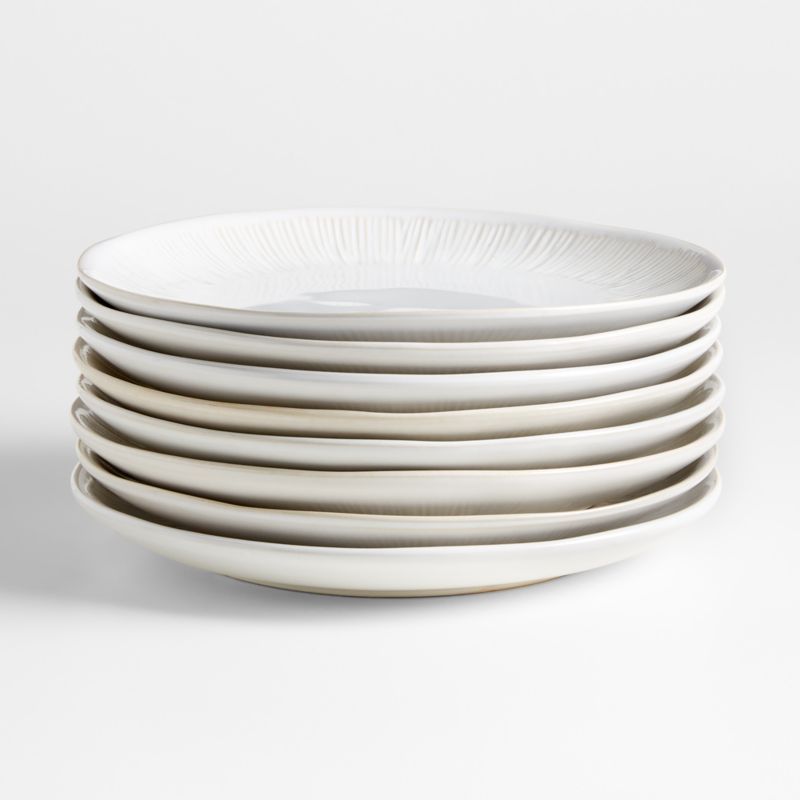 Dover White Dinner Plates, Set of 8 + Reviews | Crate & Barrel | Crate & Barrel
