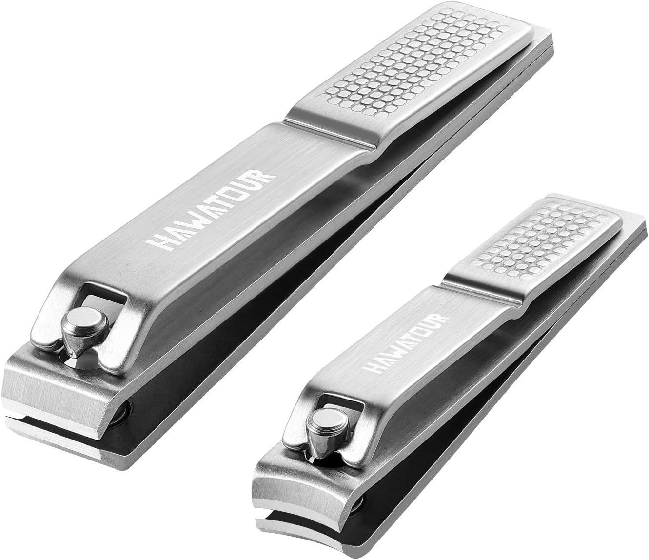 HAWATOUR Nail Clippers Set, Ultra Sharp Sturdy Fingernail and Toenail Clipper Cutters with Visibl... | Amazon (US)