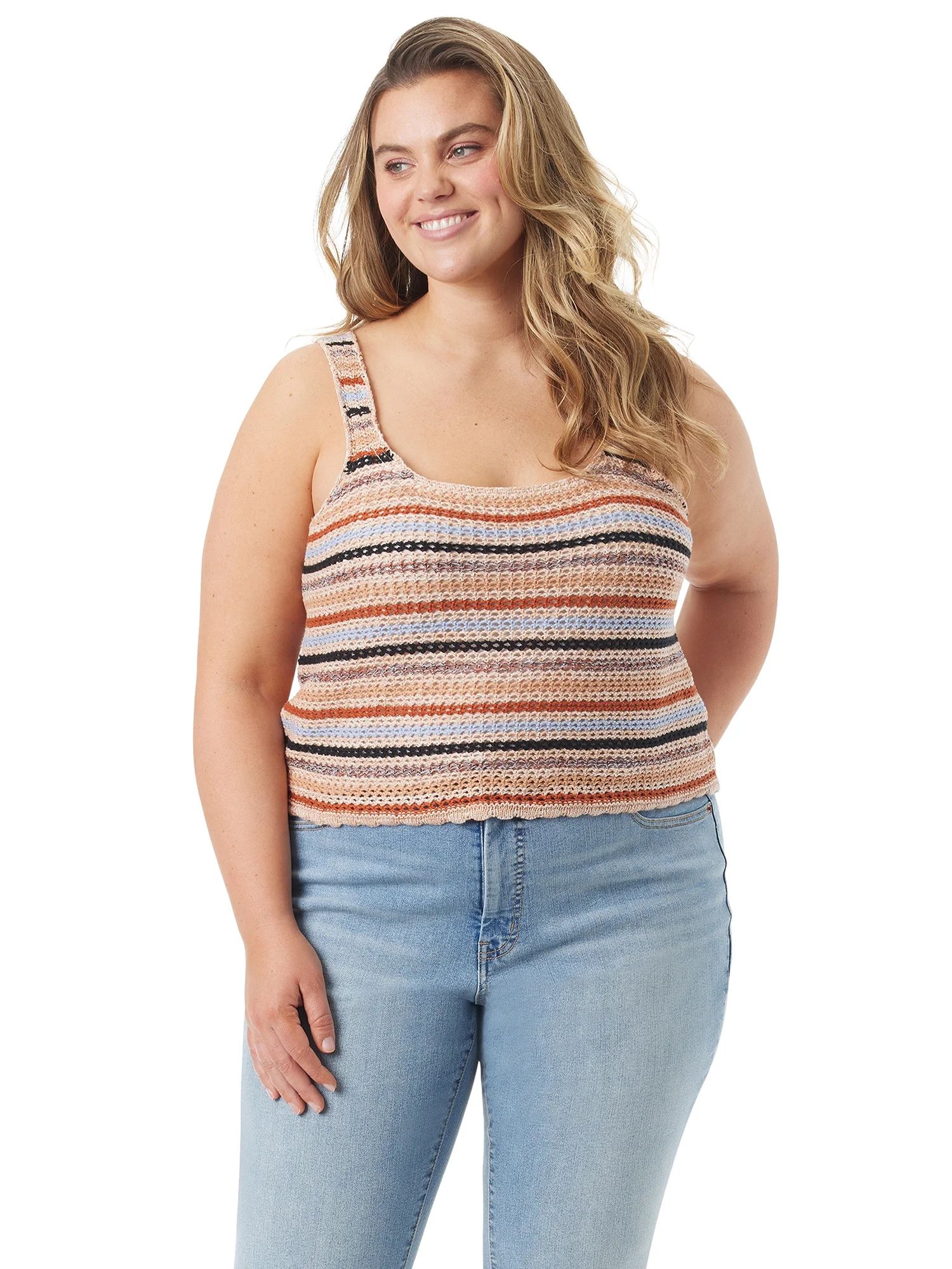 Jessica Simpson Women's Crochet Tank Top | Walmart (US)
