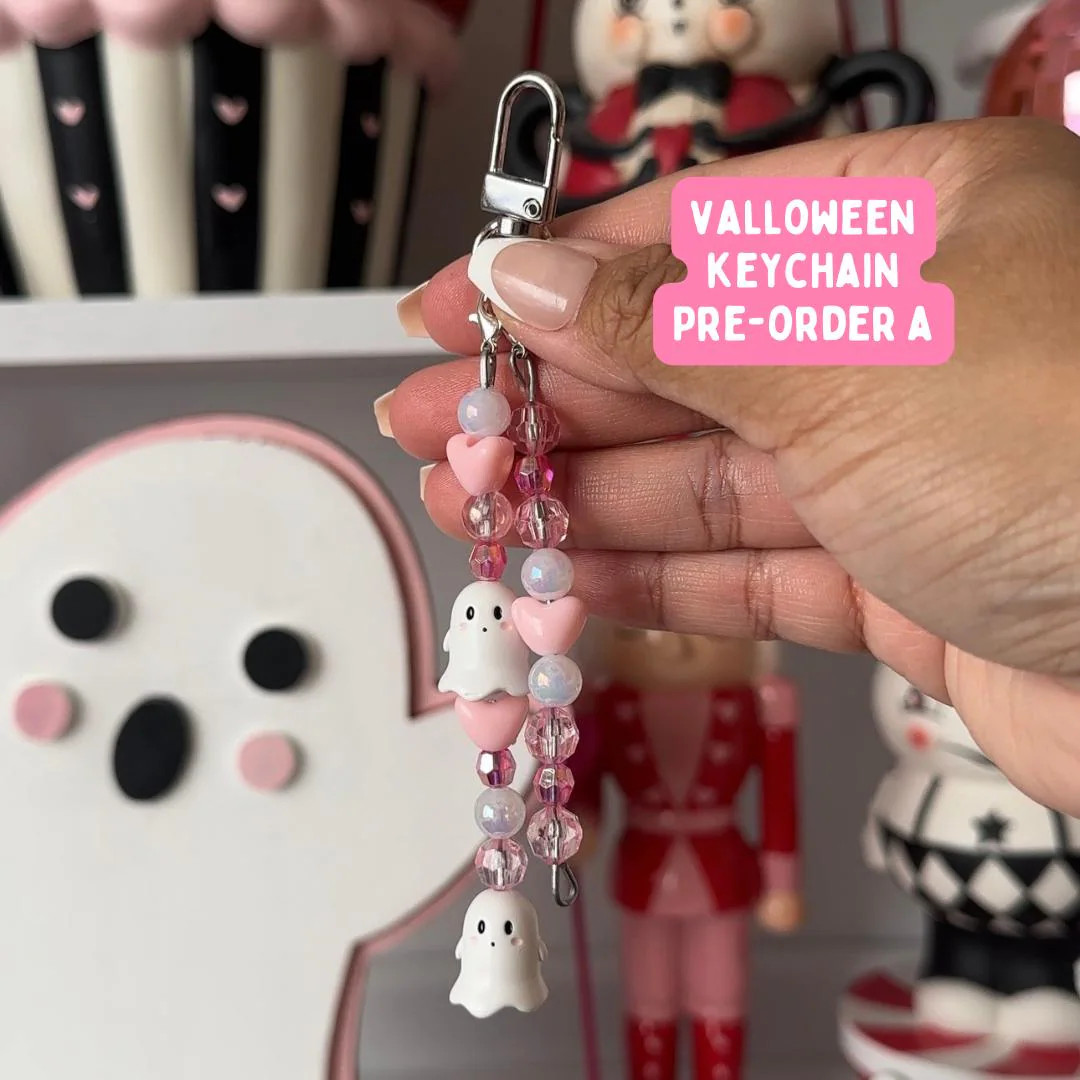 Valloween Ghost Keychain Pre-order A - Etsy | Etsy (US)