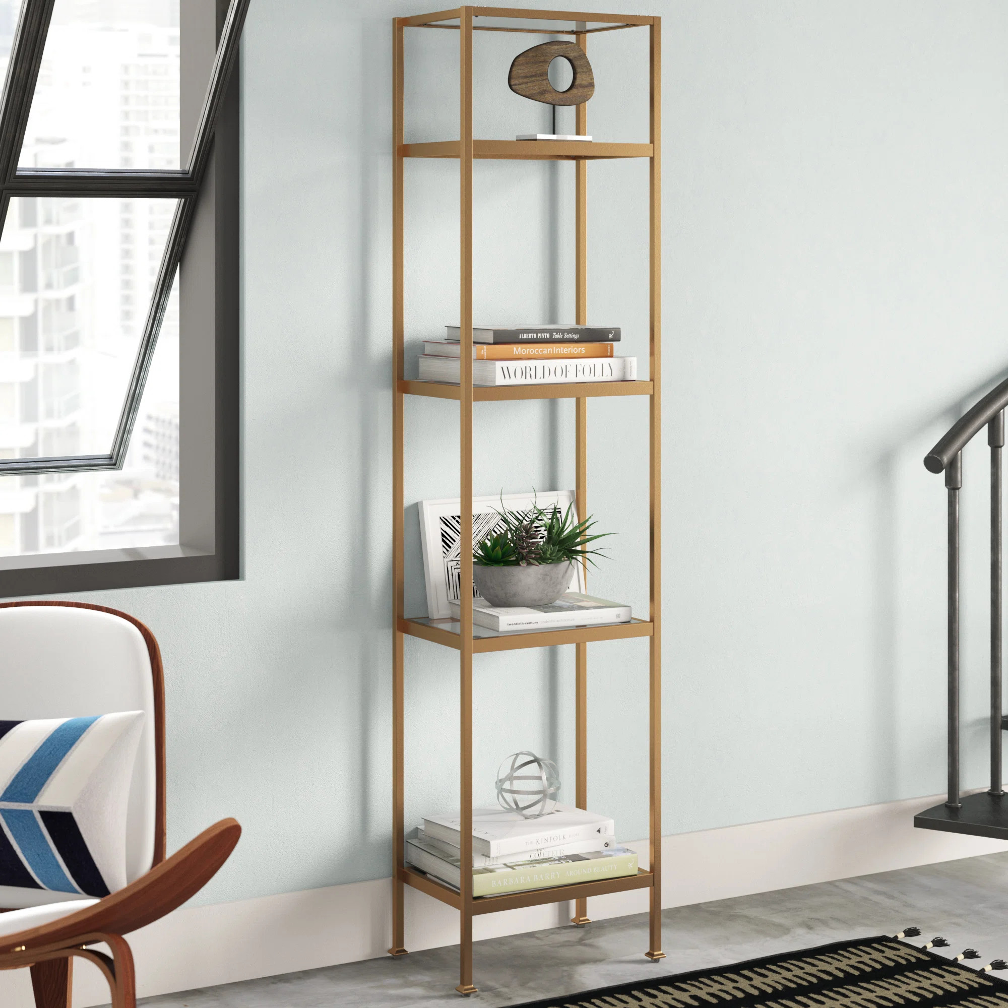 Letia Etagere Bookcase | Wayfair North America