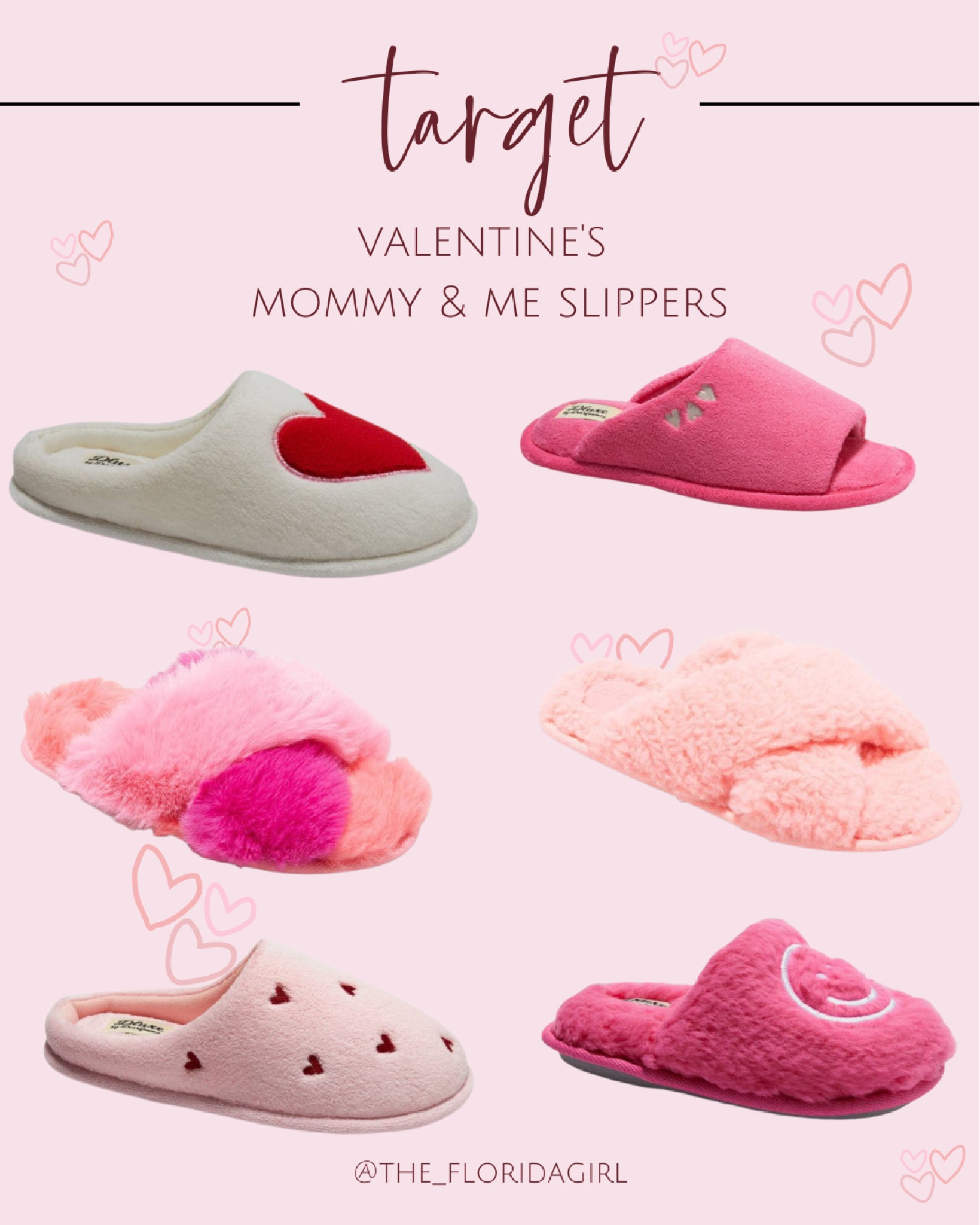 Target Mommy & Me Valentine’s Day Slippers #slippers #mommyandme #minime #target #houseslippers #pink #pinkshoes #pinkslippers #fluffyslippers #valentinesday #vday #targetstyle #valentines #kidsshoes #kidsclothes #targetclothes #targetfinds #holiday #competition

#LTKFind #LTKSeasonal #LTKSale