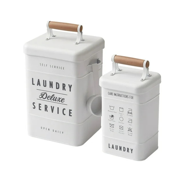 Better Homes & Gardens 2-Piece Metal Laundry Storage Set, Adult | Walmart (US)