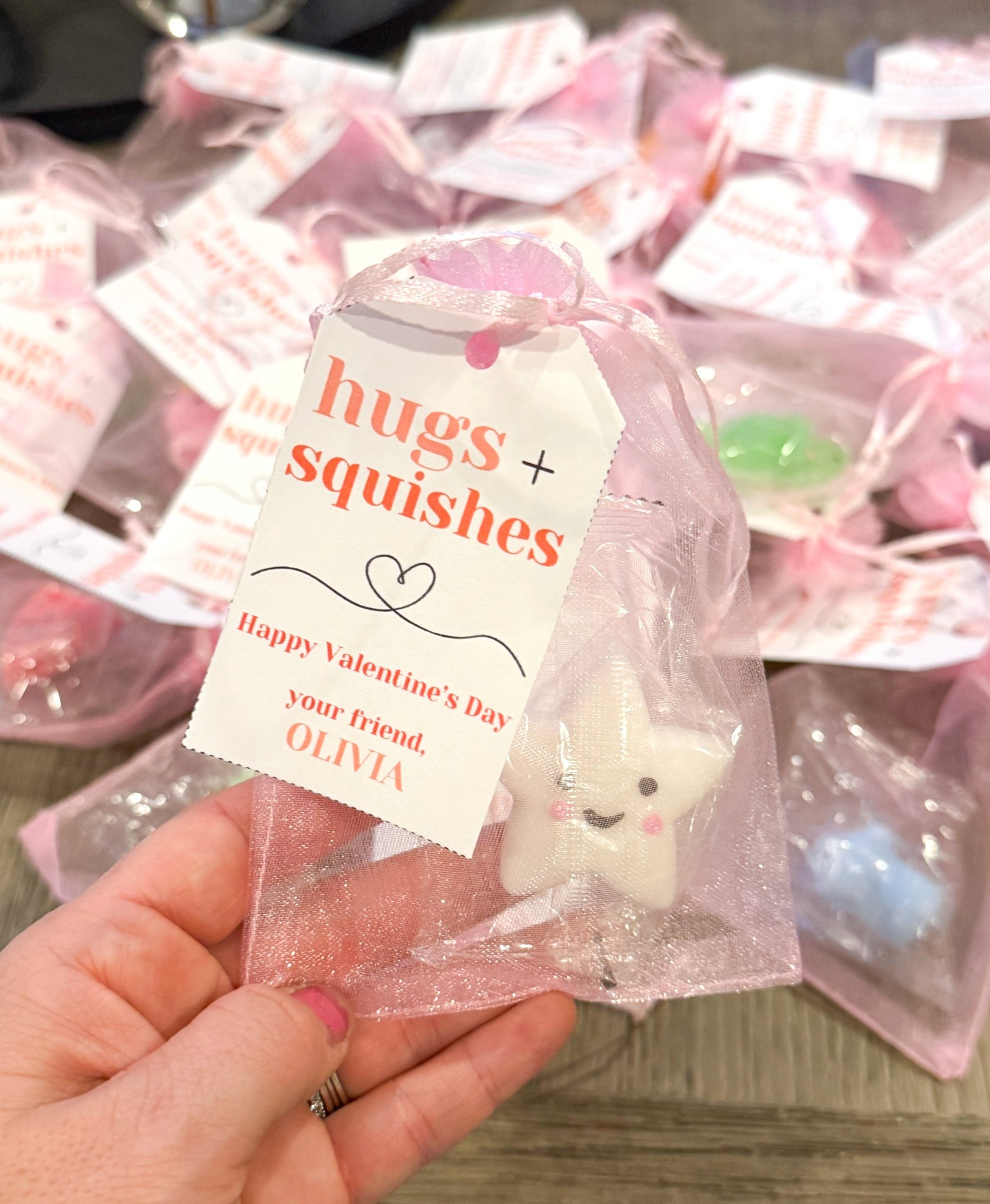 Easy diy valentine treats for school that isn't candy #valentines #valentinesday #diy #squishes #classparty happyvalentinesday 

#LTKValentine #LTKKids #LTKmomlife