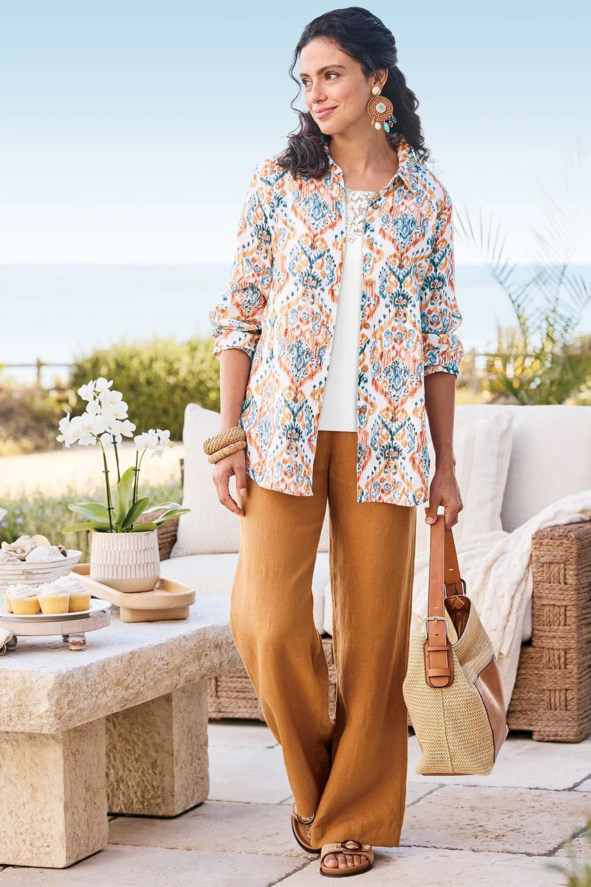 Aliso Point Linen Pants | Soft Surroundings