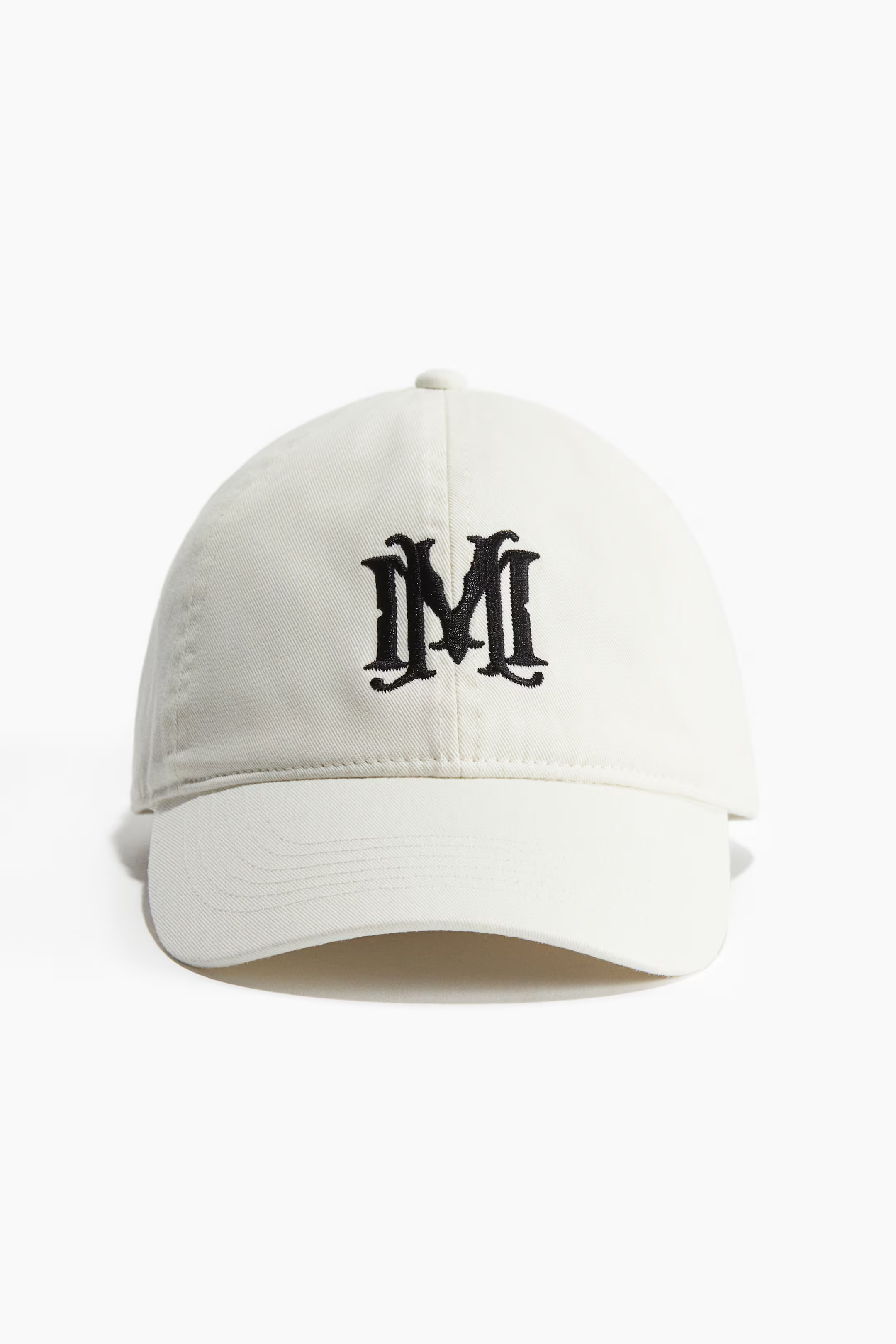Embroidered-motif Twill Cap - Light gray/The Hamptons - Ladies | H&M CA | H&M (US + CA)