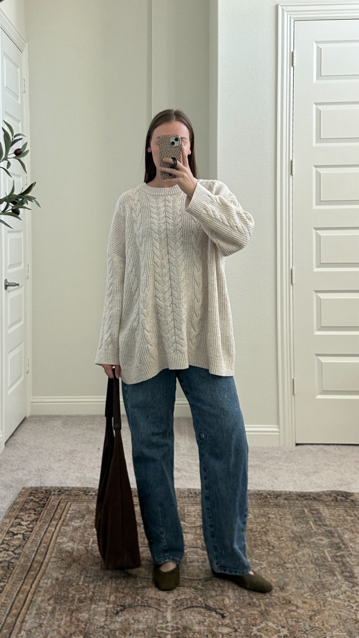 Today’s church ootd! This sweater is old from target, size XXL. Jeans are TTS & love these new flats from
Amazon! #church #casualoutfit

#LTKootd #LTKdayinmylife