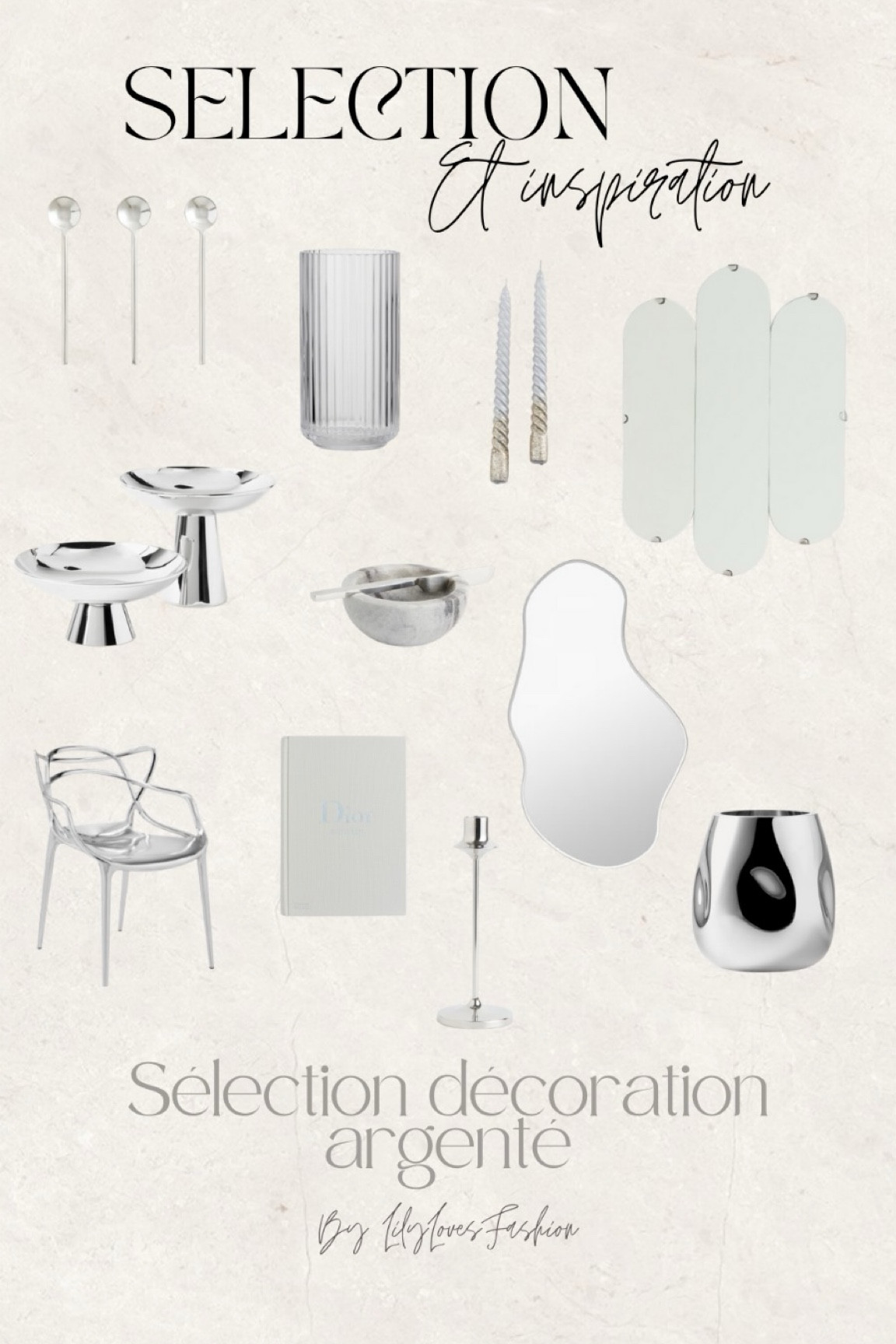 Sélection decoration argenté 


#LTKhome