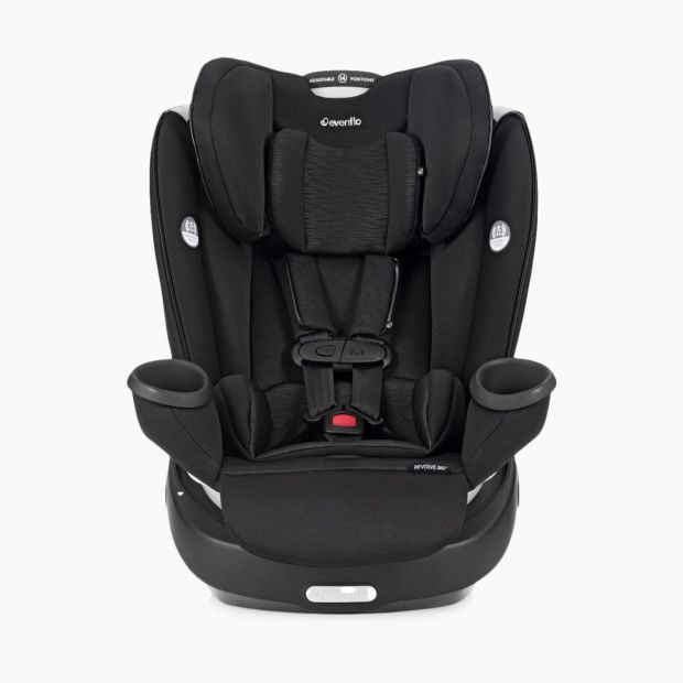 Evenflo Gold Revolve360 Rotational All-In-One Convertible Car Seat in Onyx Black Size 19.8"" x 25.9" | Babylist