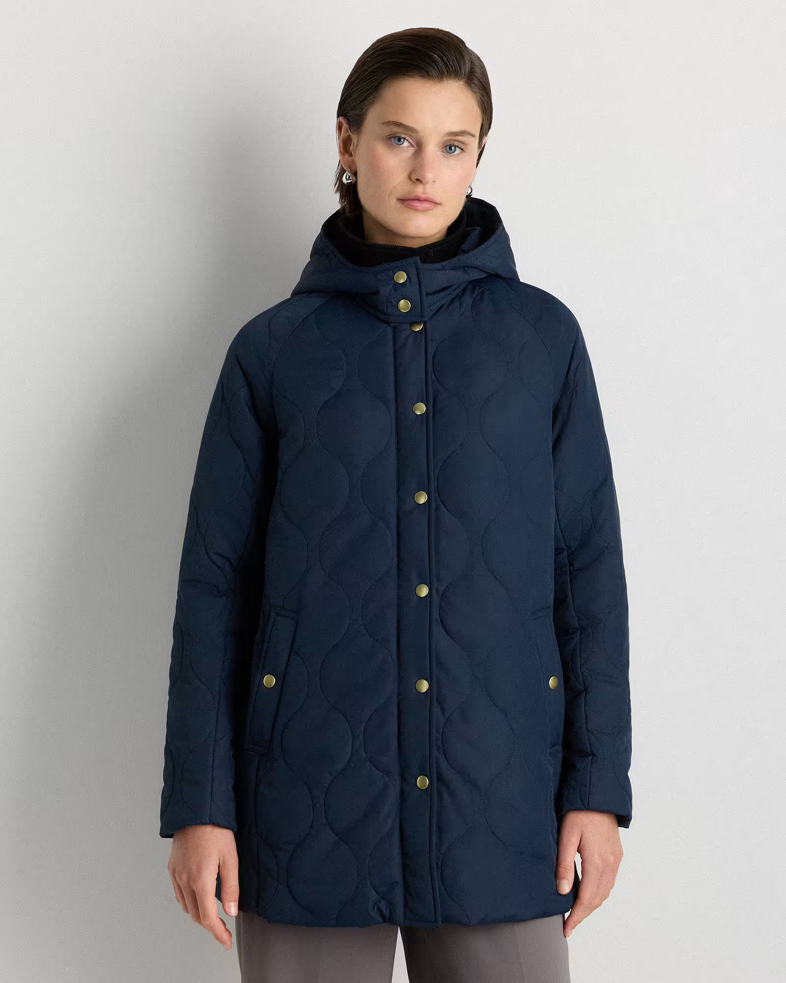 Featherless Quilted Hooded Long Puffer Jacket | Quince