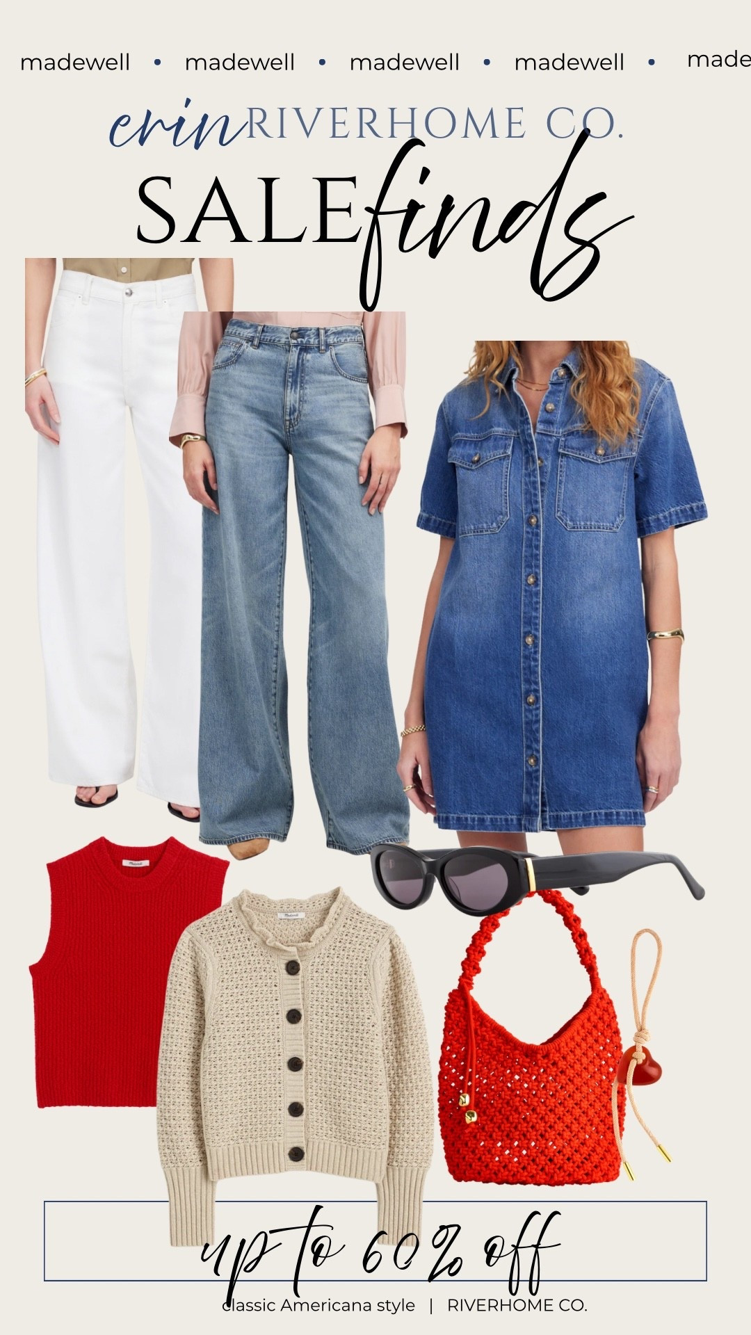 Classic American style hasn’t been easier when Madewell has all their summer on sale! 