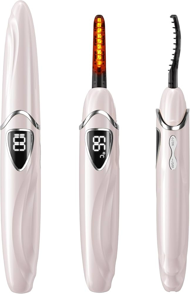 Heated Eyelash Curler, S600 Heated Lash Curler, Accurate Temperature Control Electric Eyelash Cur... | Amazon (US)