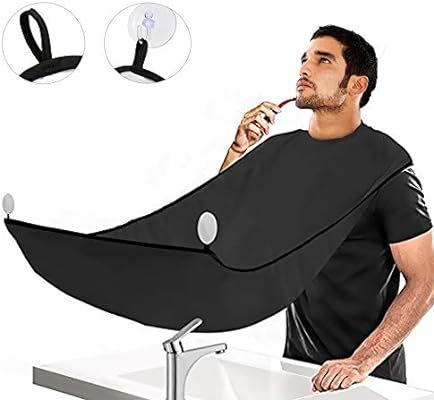 SYOSIN Upgrade Beard Apron Cape for Men Shaving and Trimming with Suction Cups Adjustable Neck St... | Amazon (US)